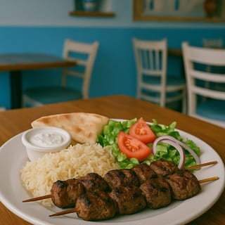 Lamb Kebab Platter